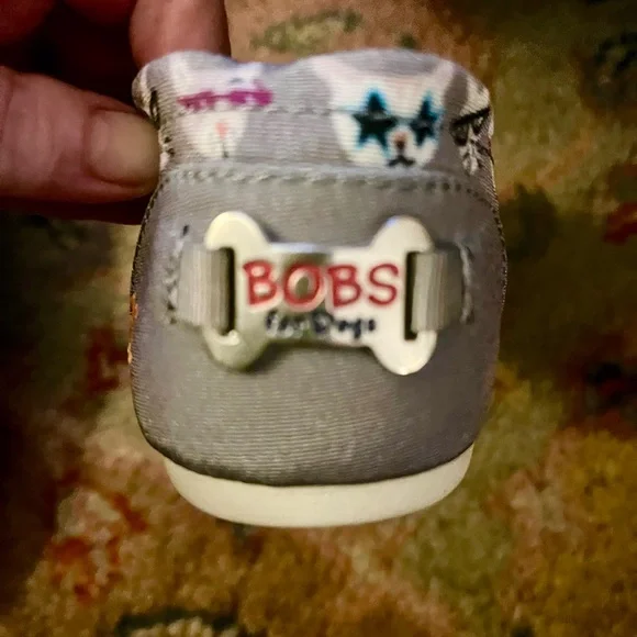 BOBS from Skechers Dogs & Cats Memory Foam Canvas Slip On Women's Size 6.5 - Picture 2 of 4